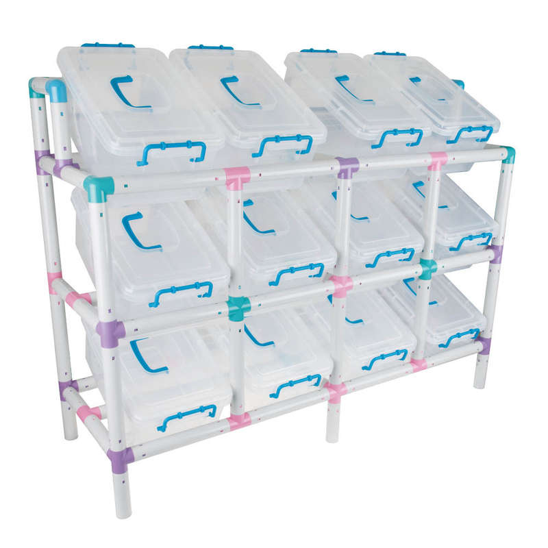 Gigo - Tilt Storage 12 - Grey - Bin & Frame