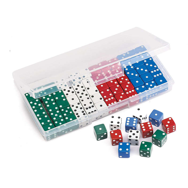 EDX Education - Dice - Classroom Dot Dice - 16mm - 72pcs Container