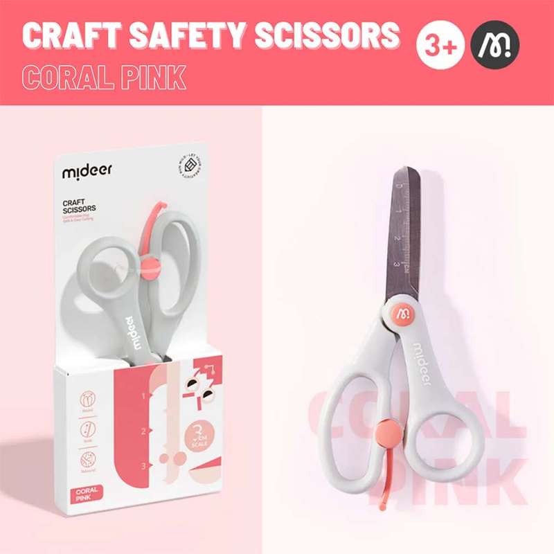 Mideer - Craft Scissors Pink