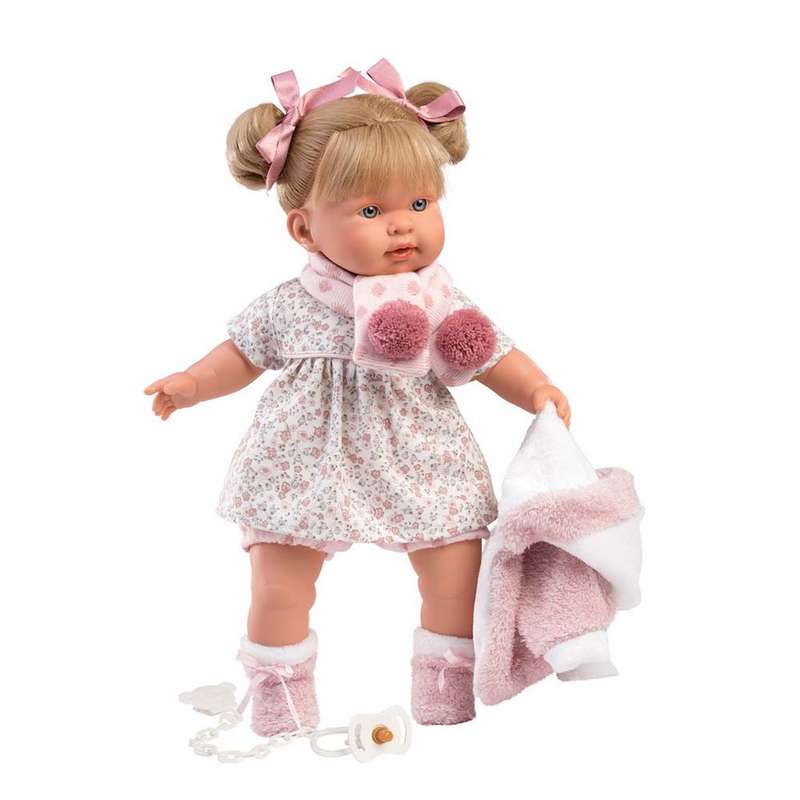 Llorens - Baby Girl Doll With Clothing And Accessories: Alexandra Llorona - Without Mechanism- 42cm