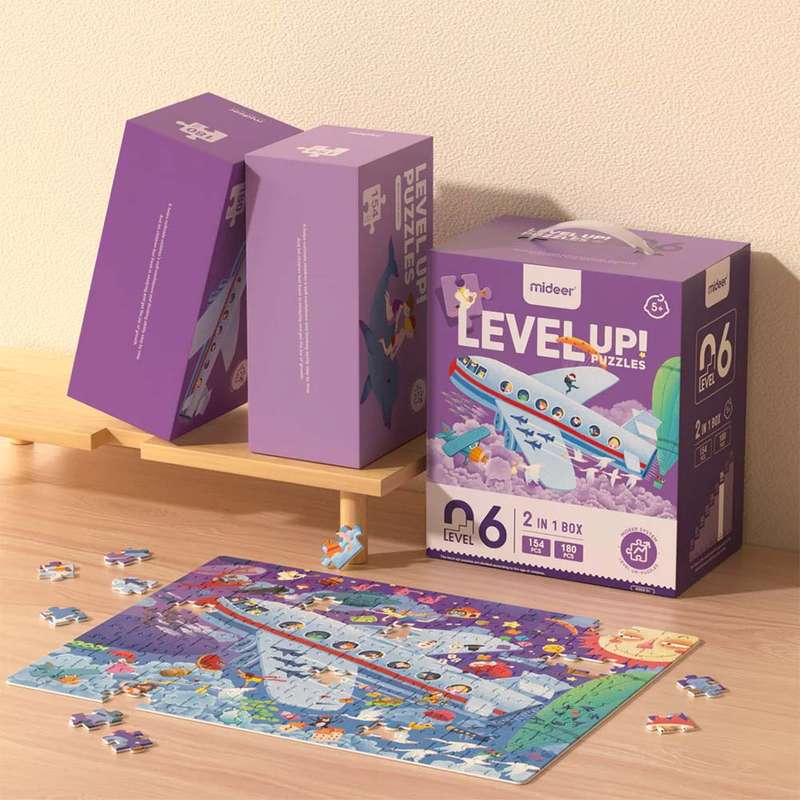 Mideer - Level Up Puzzles - 2-in-1 - Level 6 A Long Holiday