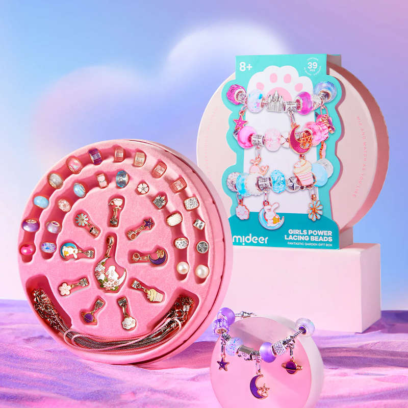Mideer - Girls Power Lacing Beads - Fantastic Garden Gift Box