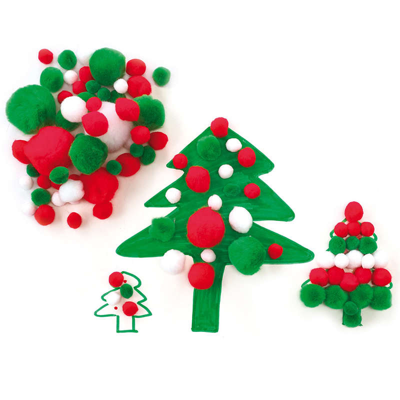 EDX Education - Pom Poms Christmas (300 pcs)