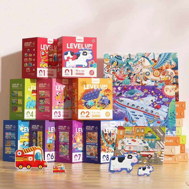 Mideer - Level Up Puzzles - 2-in-1 - Level 6 A Long Holiday