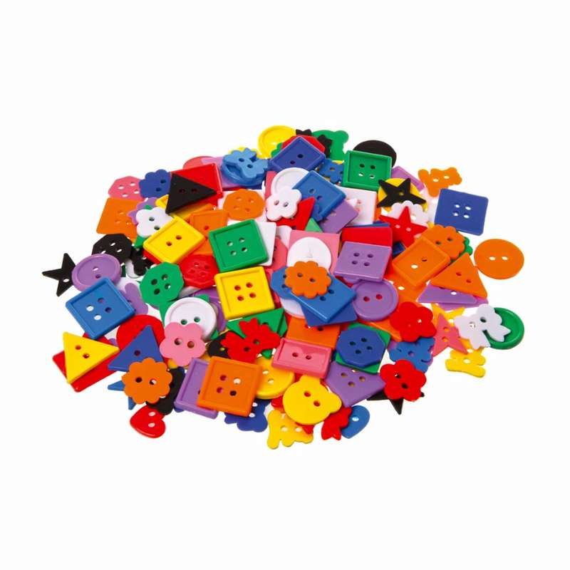 EDX Education - Buttons Assorted - Small - 500G Jar