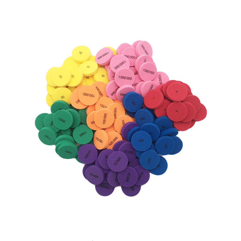 EDX Education - Place Value Chips - 7 Colours - 140pcs
