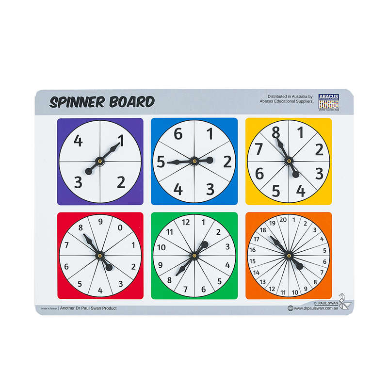 EDX Education - Spinner Board - Numbers