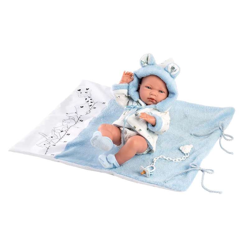 Llorens - Baby Boy Doll With Clothing And Accessories: Nico With Nappy Changer- 40cm