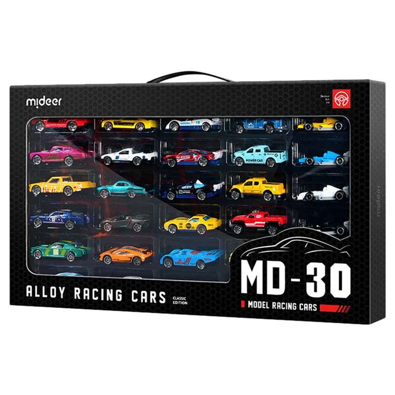 Mideer - Alloy Racing Cars - 30pcs