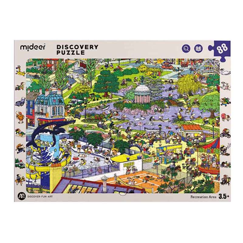 Mideer - Big City Small City Discovery Puzzle: 88 Pieces