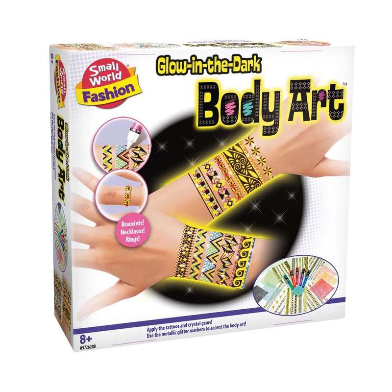 Small World Toys - Glow-in-the-Dark Body Art