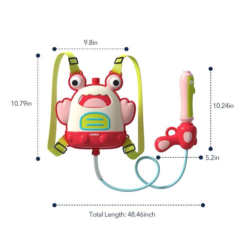 Mideer - Backpack Water Gun - Crab