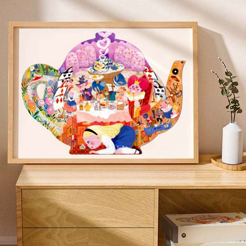 Mideer - Artist Shaped Puzzle Alice's Tea Party