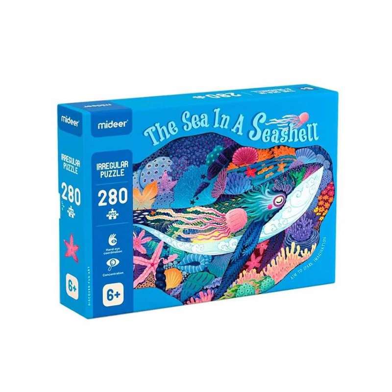 Mideer - Large AnimalShaped Puzzle The Sea In A Seashell