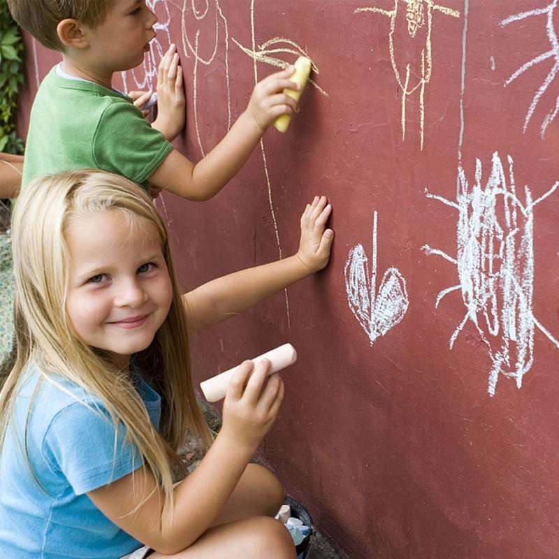 Jar Meló - Sidewalk Chalk Washable - 24 Colour Kit