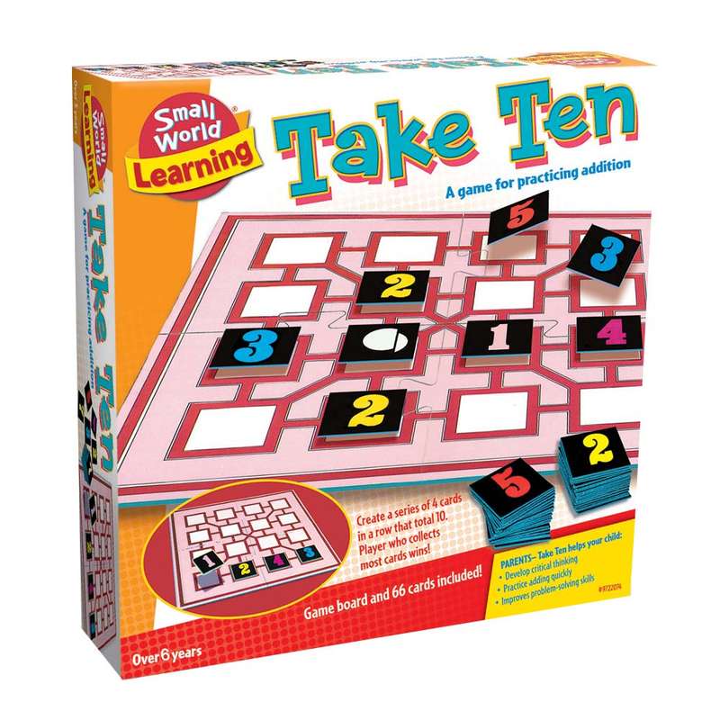 Small World Toys - Take Ten - Addition Game - 66pcs