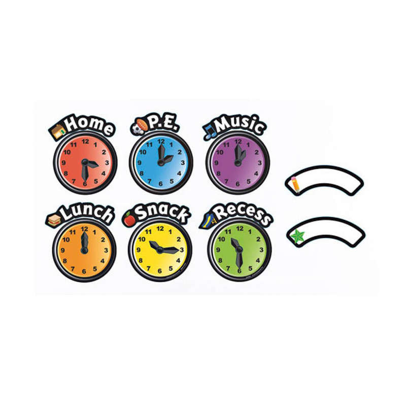 Learning Resources - Magnetic Daily Schedule Clocks