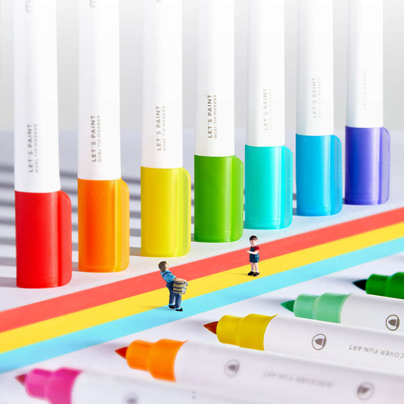 Mideer - Translucent Dual Tip Markers 6 Colours