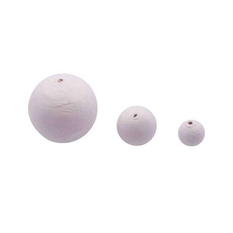 Anthony Peters - White Paper Spheres (Assorted Sizes): 50 Pieces