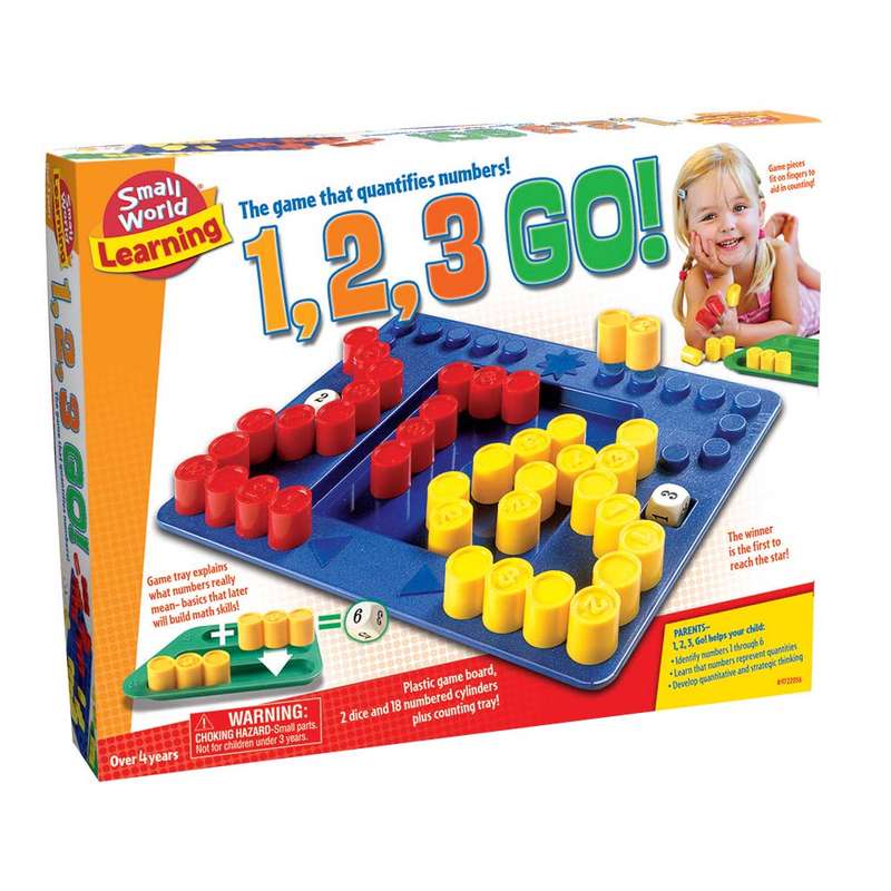 Small World Toys - 1-2-3 Go! - Number Game - 14pcs