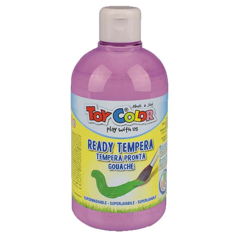 Toy Color - Ready Mix Paint - Pastel Shades - Superwashable Tempera - 500ml