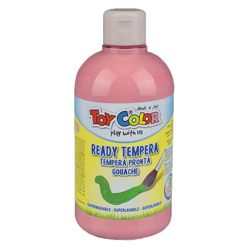 Toy Color - Ready Mix Paint - Pastel Shades - Superwashable Tempera - 500ml