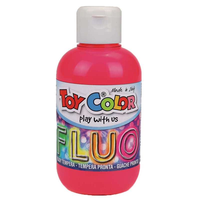 Toy Color - Ready Mix Paint - Fluorescent - Superwashable Tempera - 250ml