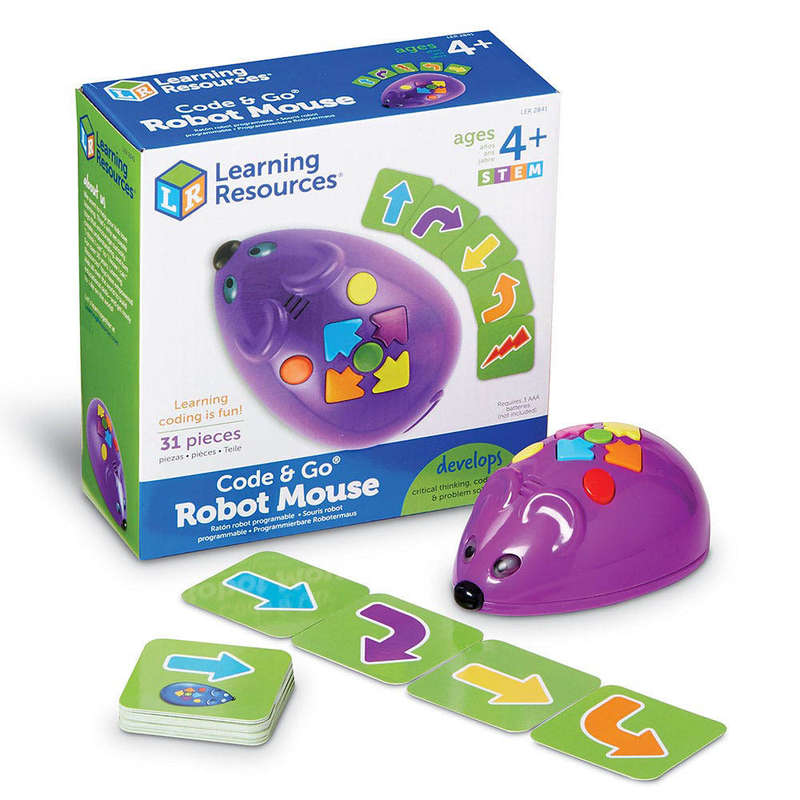 Learning Resources - Code & Go® Robot Mouse & Cards - Extra