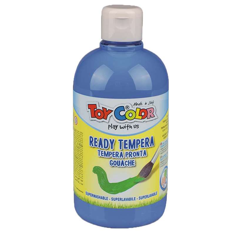 Toy Color - Ready Mix Paint - Pastel Shades - Superwashable Tempera - 500ml