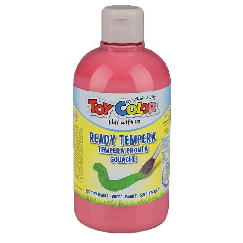 Toy Color - Ready Mix Paint - Pastel Shades - Superwashable Tempera - 500ml