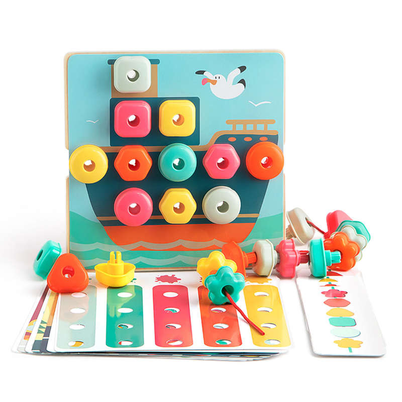 TopBright - Rainbow Stack & Lacing Button Box