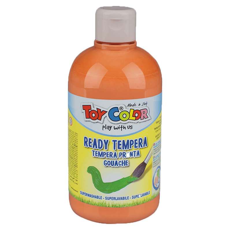 Toy Color - Ready Mix Paint - Pastel Shades - Superwashable Tempera - 500ml