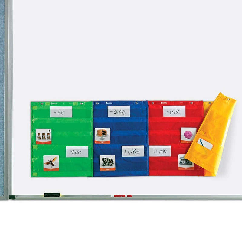 Learning Resources - Magnetic Pocket Chart Squares - Set of 4
