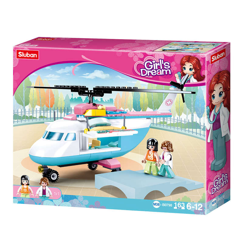 Sluban - Girls Dream - Helicopter - 163pcs