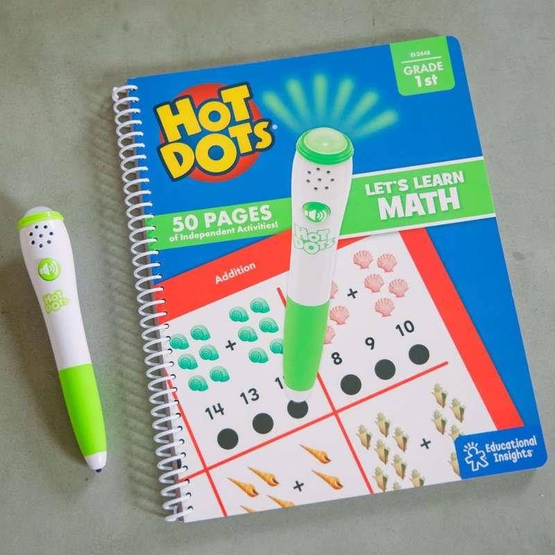 Educational Insights - Hot Dots® Let's Learn Math 1st Grade