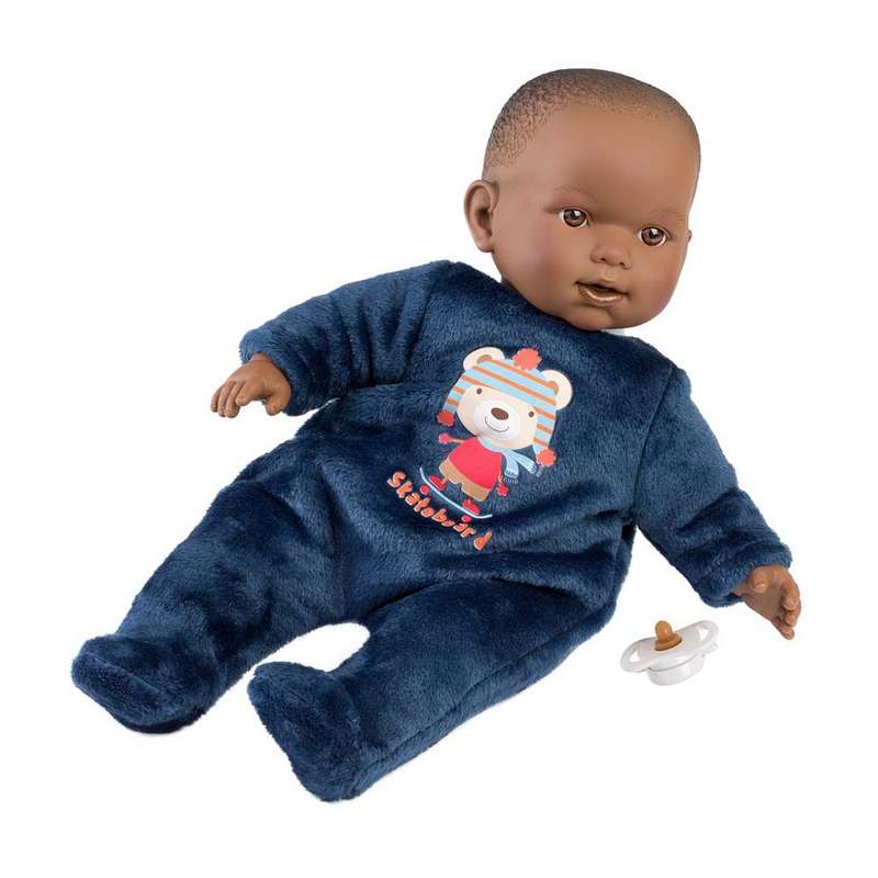 Llorens - Baby Boy Doll With Clothing And Accessories: Zareb Pijama Patinete - 42cm