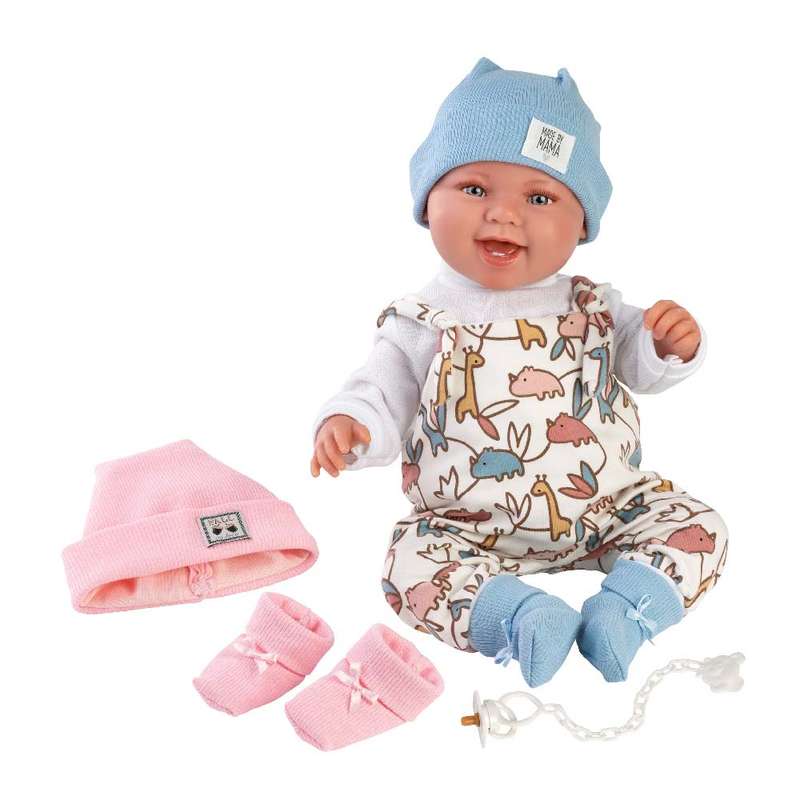 Llorens - Baby Doll with Crying Mechanism, with 2-in-1 Clothing: Tala - 44cm