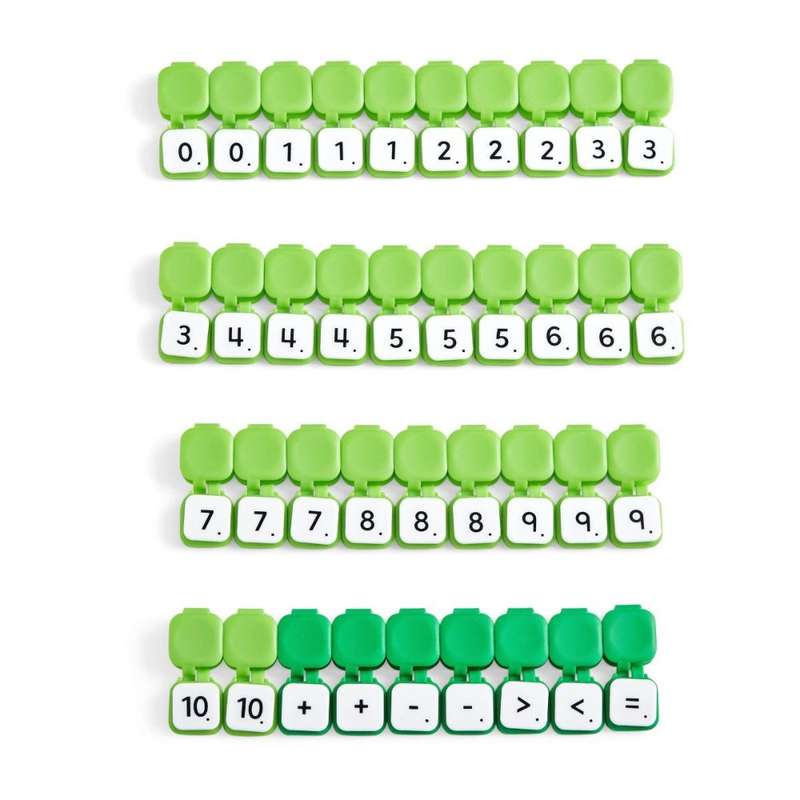 Greenbean Mathematics - Learn My Numbers Fine Motor Clips