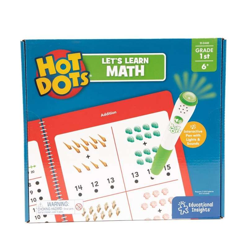 Educational Insights - Hot Dots® Let's Learn Math 1st Grade