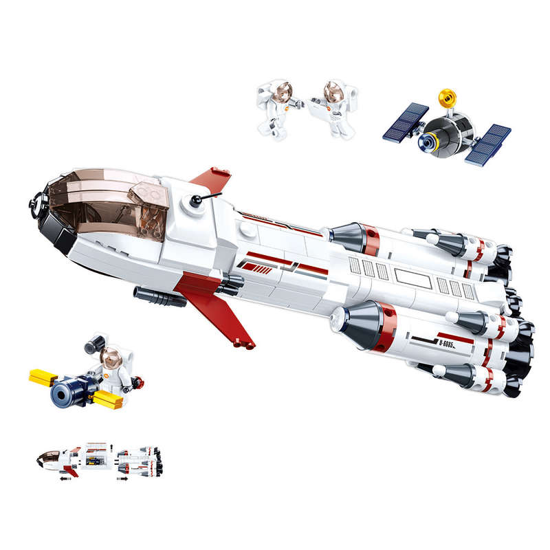 Sluban - Space - Saturn Expedition Rocket - 468pcs