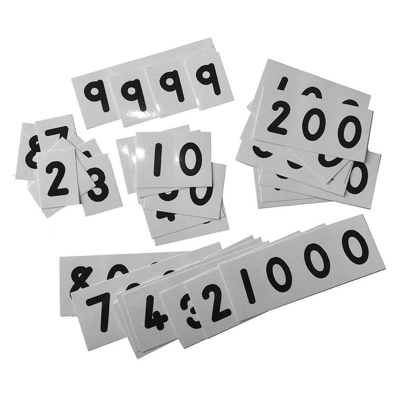 Greenbean Mathematics - Flard Cards FP 1-9000 Pre-cut