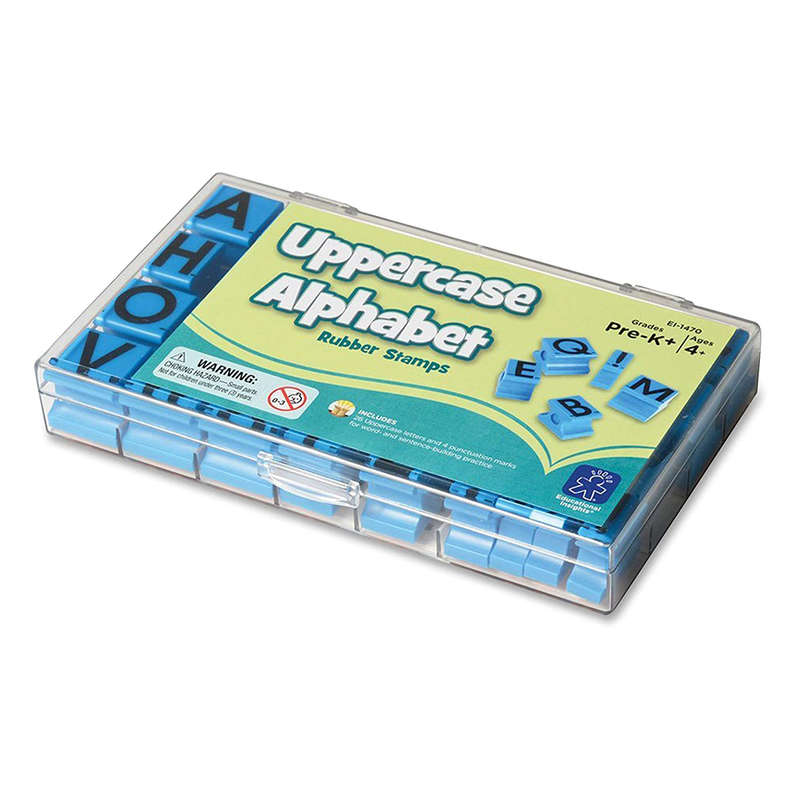 Educational Insights - Alphabet Rubber Stamps - Uppercase