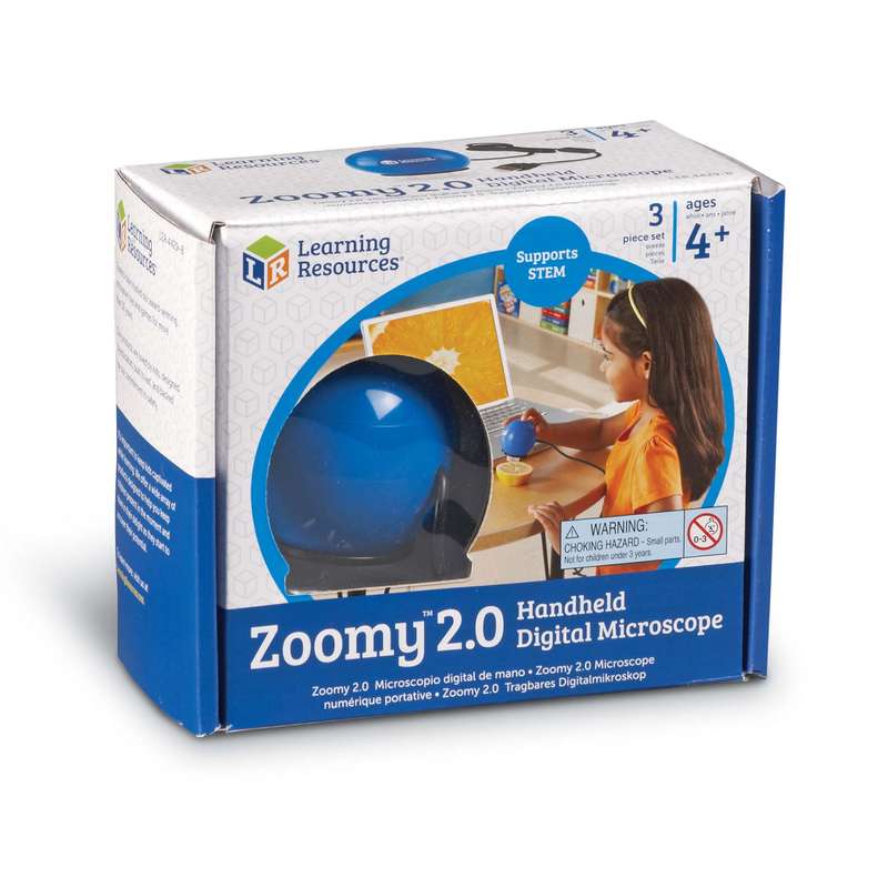 Learning Resources - Zoomy 2.0 Handheld Digital Microscope - Blue