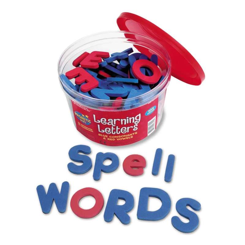 Learning Resources - Soft Foam Magnetic Letters - Upper & Lowercase