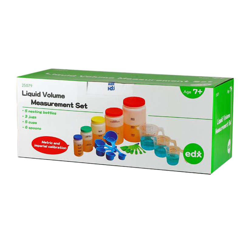 EDX Education - Volume Measuring Set - Liquid - 19pcs