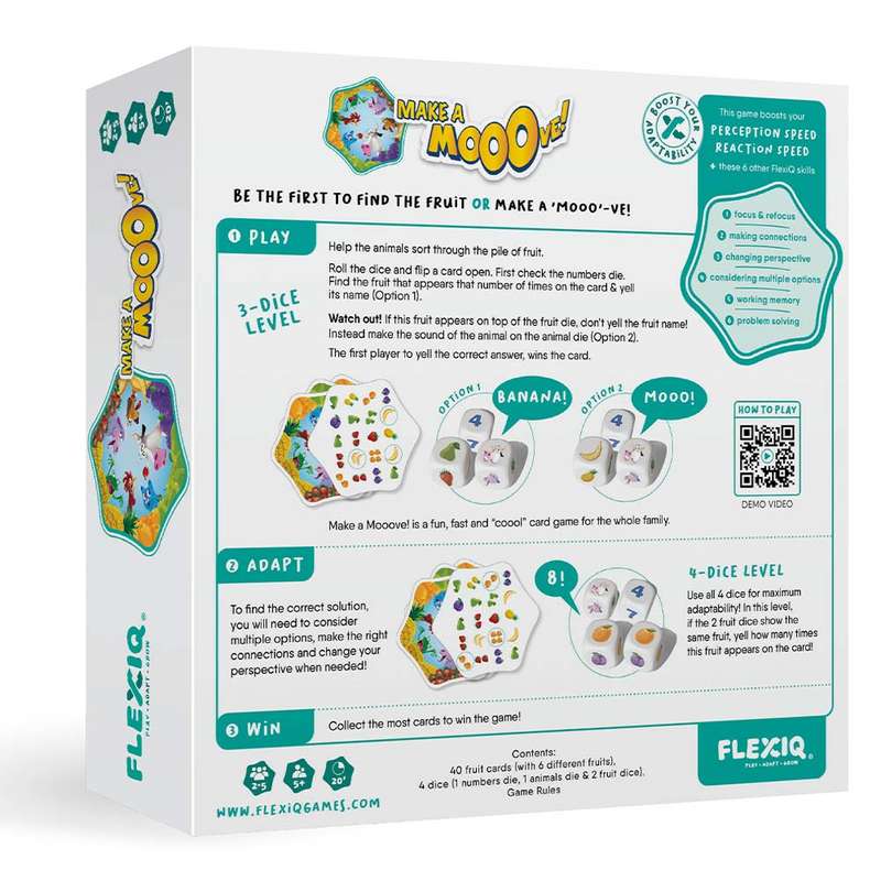 FlexQ - Make A Mooove! Educational Family Game