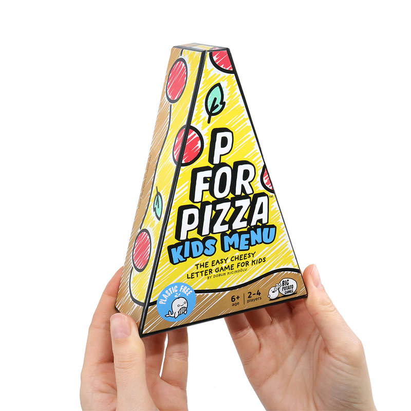 Big Potato Games - P for Pizza - Kids Card Game - 2-4 Players