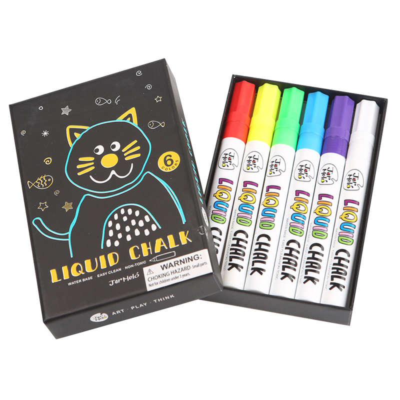 Jar Meló - Chalk Book and Liquid Chalk Art Set