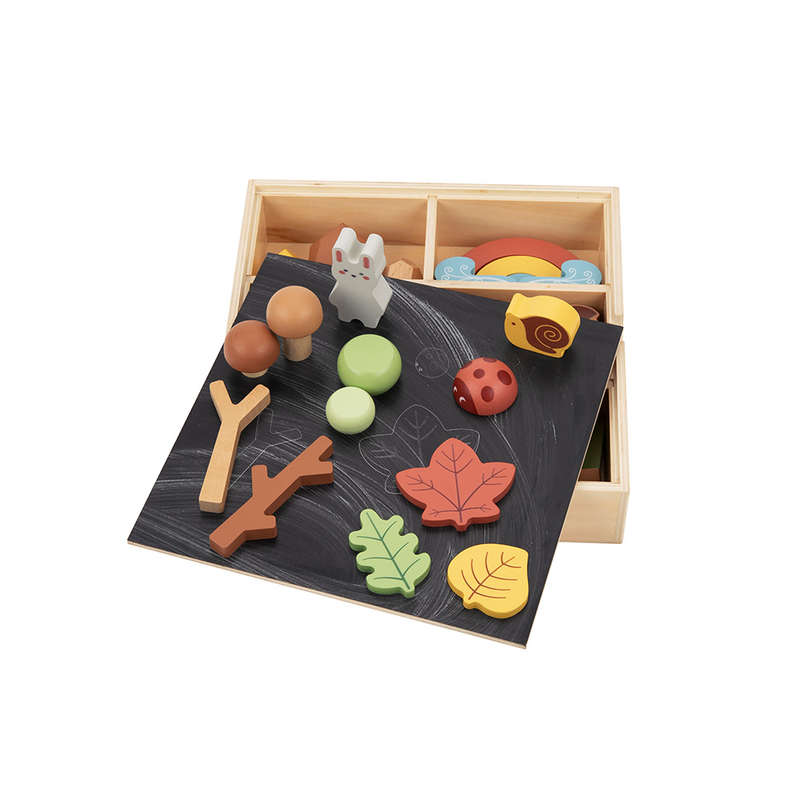 TookyToy - My Little Forest - Wooden Sorting Play Box