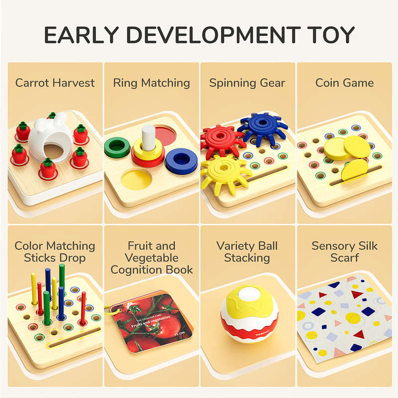 TopBright - Educational Activity Box - 40pcs - 13-15 Months